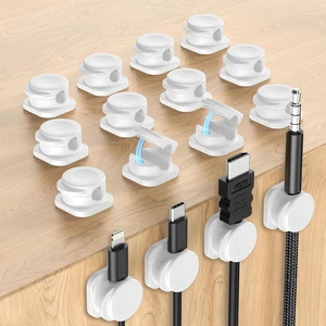 Cable Organizer, Magnetic Cable Clips Cable Organizer, Magnetic Cable Clips