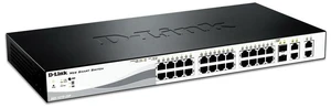 D-link 24-port Fast Ethernet Poe Smart Switch - 24 Ports - Manageable - 24 X Poe - 2 X Expansion Sl D-link 24-port Fast Ethernet Poe Smart Switch - 24 Ports - Manageable - 24 X Poe - 2 X Expansion Sl