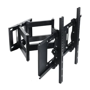 Henxlco Dual Arm Articulating Full Motion Tilt TV Wall Mount Swivel Bracket for Most 32 37 40 42 46 47 50 52 55 65", Some up to 70" Flat Screen Panel Plasma LCD LED TV with VESA up to 600x 400mm Henxlco Dual Arm Articulating Full Motion Tilt TV Wall Mount Swivel Bracket for Most 32 37 40 42 46 47 50 52 55 65", Some up to 70" Flat Screen Panel Plasma LCD LED TV with VESA up to 600x 400mm