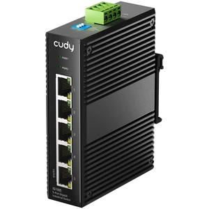 Cudy 5-Port Gigabit Industrial Switch DIN Rail Metal Housing, IG1005 | 5x GbE rugged, port isolation/250m mode DIP, plug & play, IP40, -40 to 85C, dual DC input, 6kV lightning protection Cudy 5-Port Gigabit Industrial Switch DIN Rail Metal Housing, IG1005 | 5x GbE rugged, port isolation/250m mode DIP, plug & play, IP40, -40 to 85C, dual DC input, 6kV lightning protection