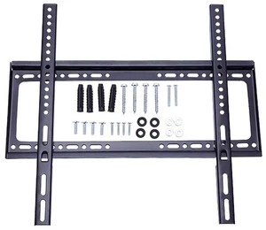 Hoopever TV Mount Fixed for 26"-65" TVs, Universal Thin Wall Mount Bracket, Holds TV 1.25" from Wall, Pull String Locking System, Max VESA 470x430mm, Max Load 110 lbs Hoopever TV Mount Fixed for 26"-65" TVs, Universal Thin Wall Mount Bracket, Holds TV 1.25" from Wall, Pull String Locking System, Max VESA 470x430mm, Max Load 110 lbs