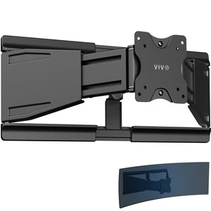 VIVO Black Telescoping Ultrawide Wall Mount, Up to 49" Screens, Mount-VWLP2 | Heavy Duty Ultra Wide Monitor Mount, Adjustable, Low Profile, Max VESA 100x100mm, Holds 44 lbs VIVO Black Telescoping Ultrawide Wall Mount, Up to 49" Screens, Mount-VWLP2 | Heavy Duty Ultra Wide Monitor Mount, Adjustable, Low Profile, Max VESA 100x100mm, Holds 44 lbs