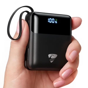 Portable Charger 10000mAh Power Bank Fast Charging, 22.5W USB C Battery Pack with Built-in Cables, Small Portable Charger Travel Essentials Power Bank for iPhone 17 16 15 14, Samsung, iPad, Android Portable Charger 10000mAh Power Bank Fast Charging, 22.5W USB C Battery Pack with Built-in Cables, Small Portable Charger Travel Essentials Power Bank for iPhone 17 16 15 14, Samsung, iPad, Android
