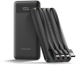charmast Portable Charger Fast Charging,Built-in 4 Cables,6 Outs & 4 Inputs | 22.5W 10000 mAh Power Bank USB C Battery Pack Charge 6 Devices at Once,compatible with iPhone,iPad,SamsungTravel Essential charmast Portable Charger Fast Charging,Built-in 4 Cables,6 Outs & 4 Inputs | 22.5W 10000 mAh Power Bank USB C Battery Pack Charge 6 Devices at Once,compatible with iPhone,iPad,SamsungTravel Essential