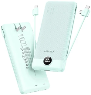 Portable Charger for iPhone, Power Bank Built in Cables and Wall Plug | 10000mAh,Ultra Slim&Compact,5 Outputs,LED Display,Power Bank for iPhone,Samsung,Travel Essentials for Camping Cruise Business Portable Charger for iPhone, Power Bank Built in Cables and Wall Plug | 10000mAh,Ultra Slim&Compact,5 Outputs,LED Display,Power Bank for iPhone,Samsung,Travel Essentials for Camping Cruise Business