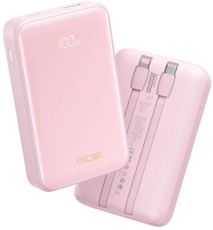 Qecvec Portable Charger 20000mAh, 22.5W Power Bank Fast Charging, High Capacity Cell Phone Portable Power Banks with for iPhone, Samsung, Android etc, Travel Essential (Pink) Qecvec Portable Charger 20000mAh, 22.5W Power Bank Fast Charging, High Capacity Cell Phone Portable Power Banks with for iPhone, Samsung, Android etc, Travel Essential (Pink)