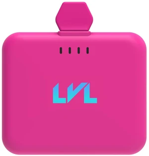 LLEVVELL Spark Portable Charger for iPhone 17/16/15 USB C 2500mAh Power Bank with LED Indicators 2.4A Fast Charging Mini Portable Charger with Pass Through Technology LVL 25 (Pink)
