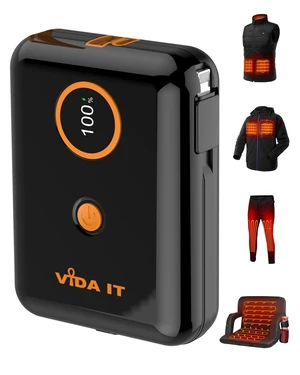 5V 2A Power Bank for Heated Jacket, Heated Vest Battery Pack 10000mAh Portable USB Charger, Power Pack for Heated Stadium Seat Chair, Mobile Phone Charger for iPhone Android with Built-In Cable Fast 5V 2A Power Bank for Heated Jacket, Heated Vest Battery Pack 10000mAh Portable USB Charger, Power Pack for Heated Stadium Seat Chair, Mobile Phone Charger for iPhone Android with Built-In Cable Fast