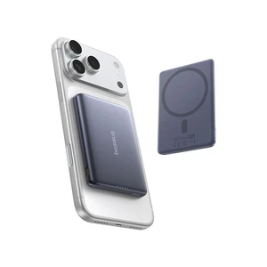 Baseus Picogo Power Bank, Smallest 7.5W MagSafe Portable Charger, 0.5" Ultra Slim 5000mAh Magnetic Battery Pack, Alloy Wireless Charger for iPhone 17 Pro Max/17 Air/16 Series Baseus Picogo Power Bank, Smallest 7.5W MagSafe Portable Charger, 0.5" Ultra Slim 5000mAh Magnetic Battery Pack, Alloy Wireless Charger for iPhone 17 Pro Max/17 Air/16 Series