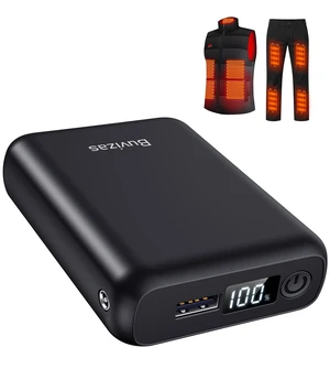 Buvizas 7.4V 18400mAh Heated Vest Battery Pack, Portable Battery Pack for Heated Vest Compatible with ORORO, Power Bank for Heat Jacket for Sevdiea, for Topdot, for Wulcea(No 5V/12V) Buvizas 7.4V 18400mAh Heated Vest Battery Pack, Portable Battery Pack for Heated Vest Compatible with ORORO, Power Bank for Heat Jacket for Sevdiea, for Topdot, for Wulcea(No 5V/12V)