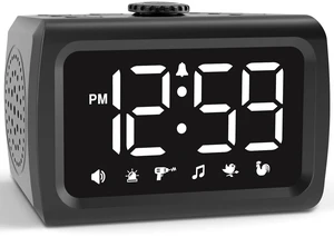 Peakeep Super Loud Alarm Clock for Heavy Sleepers Adults Teens, Big Numbers | 115dB, Auto Dim Large Display for Bedrooms, 6 Wake-up Sounds,USB Charger,Electric Powered Battery Backup, Oversleeping Fix Peakeep Super Loud Alarm Clock for Heavy Sleepers Adults Teens, Big Numbers | 115dB, Auto Dim Large Display for Bedrooms, 6 Wake-up Sounds,USB Charger,Electric Powered Battery Backup, Oversleeping Fix