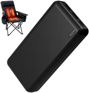 Whsahans 5V2A Battery Pack for Heated Camping Chair, Heated Blanket, Heated Hunting Seat Pad, Heated Sleeping Bag USB Power Bank for Camping Work (Battery Only) (Black, Milliamp Hours, 20000) Whsahans 5V2A Battery Pack for Heated Camping Chair, Heated Blanket, Heated Hunting Seat Pad, Heated Sleeping Bag USB Power Bank for Camping Work (Battery Only) (Black, Milliamp Hours, 20000)