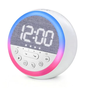 Sunrise Alarm Clock with White Noise Sound Machine & RGB Night Light | Sleep Trainer, Wake-up Light, Adjustable Brightness, Rechargeable, Snooze, Timer for Kids, Adults, Babies, Bedroom, Easy Use Sunrise Alarm Clock with White Noise Sound Machine & RGB Night Light | Sleep Trainer, Wake-up Light, Adjustable Brightness, Rechargeable, Snooze, Timer for Kids, Adults, Babies, Bedroom, Easy Use