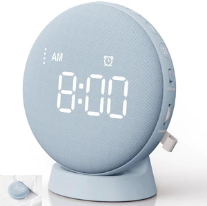 Gianna Loud Vibrating Alarm Clock with Bed Shaker for Heavy Sleepers | Seniors & Hearing Impaired, 111dB Extra Loud Alarm, Big Buttons, Large Auto-Dim Display, 3 Wake Modes, Rechargeable