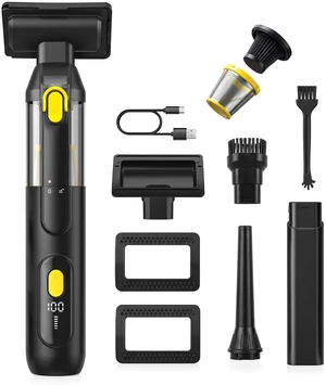Handheld Vacuum Cleaner 20000PA High Power, 4-in-1 Mini Car Vacuum | Cordless Vacuum Rechargeable with LED Display & Washable HEPA Filter, Light Design for Car, Home, Keyboard, Office, Pet Hair Handheld Vacuum Cleaner 20000PA High Power, 4-in-1 Mini Car Vacuum | Cordless Vacuum Rechargeable with LED Display & Washable HEPA Filter, Light Design for Car, Home, Keyboard, Office, Pet Hair