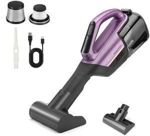 Shop-Vac S4 20V Handheld Vacuum, Motorized Pet Nozzle, Purple | Brushless Motor, Dual-Speed Powerful 15000 Pa Suction Portable Vacuum Cordless for Home & Pet Hair, LED Light