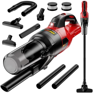 Cordless Vacuum Cleaner for Milwaukee 18V Battery, 6 in 1 Handheld Electric Vacuum Cleaner with HEPA Filter and LED Light, 46 CFM Portable Hand Vacuum for Floor, Carpet, Car (Battery Not Included) Cordless Vacuum Cleaner for Milwaukee 18V Battery, 6 in 1 Handheld Electric Vacuum Cleaner with HEPA Filter and LED Light, 46 CFM Portable Hand Vacuum for Floor, Carpet, Car (Battery Not Included)