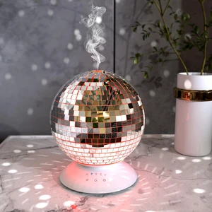 Disco Mirror Diffuser 360° Rotating 8 Ligth Modes 4 Timer Setting | Aromatherapy Diffuser, Cute Home Disco Decor Great Decoration and Accessories for Disco Party, Room, Office (Silver) Disco Mirror Diffuser 360° Rotating 8 Ligth Modes 4 Timer Setting | Aromatherapy Diffuser, Cute Home Disco Decor Great Decoration and Accessories for Disco Party, Room, Office (Silver)