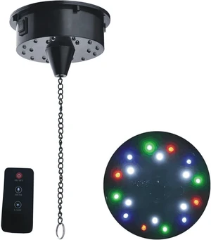 Rotating Disco Ball Motor with Light, 6RPM Spinner Light 18LEDs for 6 8 12 16 '' Large Mirror Motor(Ball Not Included),Wedding Christmas Party Decor Rotating Disco Ball Motor with Light, 6RPM Spinner Light 18LEDs for 6 8 12 16 '' Large Mirror Motor(Ball Not Included),Wedding Christmas Party Decor