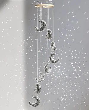 AceList Big Moon Hanging Disco Ball Decor35.4 Inch Hanging Crescent Moon Mirrors, Perfect for Indoor & Outdoor Decoration, Holiday & Party Decor, Unique Gift Idea AceList Big Moon Hanging Disco Ball Decor35.4 Inch Hanging Crescent Moon Mirrors, Perfect for Indoor & Outdoor Decoration, Holiday & Party Decor, Unique Gift Idea