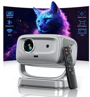 4K Smart Projector Native 1080P 1800 ANSI,Auto Focus,5G WiFi,Bluetooth 5.2,Built-in Apps,Portable Outdoor Movie Projector Compatible with iPhone/Android, Zoom&Keystone Correction,180° Adjustable Stand 4K Smart Projector Native 1080P 1800 ANSI,Auto Focus,5G WiFi,Bluetooth 5.2,Built-in Apps,Portable Outdoor Movie Projector Compatible with iPhone/Android, Zoom&Keystone Correction,180° Adjustable Stand