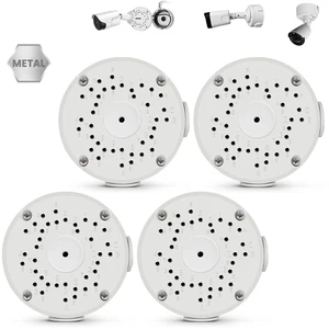 Universal Bullet Security Camera Base Junction Box | Waterproof Metal Hide Cable Mount Bracket, Outdoor Electric Enclosure for CCTV Cameras Universal Bullet Security Camera Base Junction Box | Waterproof Metal Hide Cable Mount Bracket, Outdoor Electric Enclosure for CCTV Cameras