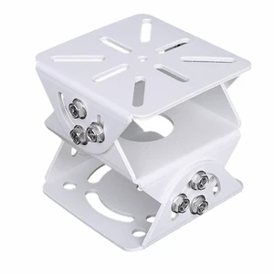 WiTi Universal Joint Mount for Security Camera, 3-Axis Bracket Adjustable Solid Metal Base,Connector Suitable for CCTV Cameras Installation Indoor and Outdoor