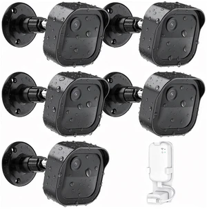 5 Pack Outdoor Camera Mount for Blink Outdoor 4/Outdoor 2K+/3rd Gen, Weatherproof Protective Housing and 360°Adjustable Camera Wall Mount Bracket with Sync Module Core Mount