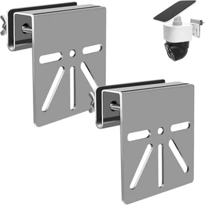 Stainless Steel Surveillance Camera Mounting Bracket, Pole Bracket, Camera Housing Bracket, No Drilling Required, Adjustable, Easy Installation, Surveillance Camera, Cylindrical Bracket (NEW-2) Stainless Steel Surveillance Camera Mounting Bracket, Pole Bracket, Camera Housing Bracket, No Drilling Required, Adjustable, Easy Installation, Surveillance Camera, Cylindrical Bracket (NEW-2)