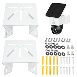2 Pack Metal Mounting Corner Bracket for Security Camera, Metal Corner Mount Compatible with Eufy SoloCam S340/E30/E42/Security 4G LTE Cam S330 Surveillance Camera System for Outdoor and Indoor 2 Pack Metal Mounting Corner Bracket for Security Camera, Metal Corner Mount Compatible with Eufy SoloCam S340/E30/E42/Security 4G LTE Cam S330 Surveillance Camera System for Outdoor and Indoor