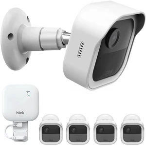 4 Pack Blink Outdoor Wall Mount for Outdoor 4/2K+, Blink Sync Module Mount | Weatherproof Protective Housing, 360° Adjustable Mounting with Sync Module Mount, Perfect View Angle for Blink SystemWhite 4 Pack Blink Outdoor Wall Mount for Outdoor 4/2K+, Blink Sync Module Mount | Weatherproof Protective Housing, 360° Adjustable Mounting with Sync Module Mount, Perfect View Angle for Blink SystemWhite
