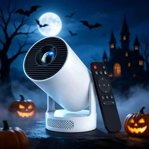 HY300 PRO + Projector with Android 11 | 4K Support 1080P Full HD, 160 ANSI Smart Projector, WiFi 6 & Bluetooth 5.4, 210° Rotation, Auto Keystone & Motorized Focus HY300 PRO + Projector with Android 11 | 4K Support 1080P Full HD, 160 ANSI Smart Projector, WiFi 6 & Bluetooth 5.4, 210° Rotation, Auto Keystone & Motorized Focus