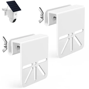 2 Pack Gutter Mount Bracket Compatible with Eufy Solocam S340/E30, Wyze, Eufy, Reolink, AOSU, No Drill Installation, Stainless Steel Gutter Mount for Security Camera, Security Camera Holder 2 Pack Gutter Mount Bracket Compatible with Eufy Solocam S340/E30, Wyze, Eufy, Reolink, AOSU, No Drill Installation, Stainless Steel Gutter Mount for Security Camera, Security Camera Holder