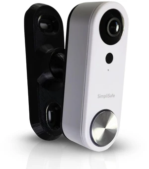SplashNColor Adjustable Wall Mount for SimpliSafe Doorbell Latest Gen, Compatible with SimpliSafe Camera Home Security System, Secure Mount to Optimize Viewing Angle, Easy Install Kit & Outdoor Safe SplashNColor Adjustable Wall Mount for SimpliSafe Doorbell Latest Gen, Compatible with SimpliSafe Camera Home Security System, Secure Mount to Optimize Viewing Angle, Easy Install Kit & Outdoor Safe