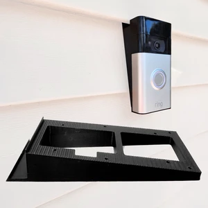 SplashNColor No-Drill Ring Doorbell Mount for Vinyl Siding, Compatible with Ring Doorbell 1, 2, 3, 4 and Battery Models Easy No-Holes Installation for Apartment and HOA-Friendly Setup SplashNColor No-Drill Ring Doorbell Mount for Vinyl Siding, Compatible with Ring Doorbell 1, 2, 3, 4 and Battery Models Easy No-Holes Installation for Apartment and HOA-Friendly Setup