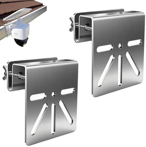 2 Pack Gutter Mount for Eufy SoloCam S340/E30, Stainless Steel Security Camera Bracket (Silvery2) 2 Pack Gutter Mount for Eufy SoloCam S340/E30, Stainless Steel Security Camera Bracket (Silvery2)