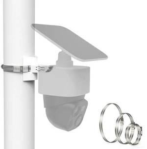Koroao Pole Mounting Bracket for Eufy Security SoloCam S340/SoloCam E30/E42, Solar Panel Security Camera (1Pack,White) Koroao Pole Mounting Bracket for Eufy Security SoloCam S340/SoloCam E30/E42, Solar Panel Security Camera (1Pack,White)