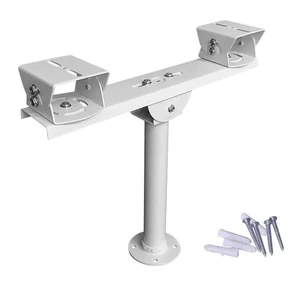 CCTV Security Dual Camera Mount T Type Bracket Metal Steel One to 2 Horizontal Cross Bar Dual Camera Mount Bracket Extension Bar Horizontal Arm T Shape Wall Mounting Bracket CCTV Security Dual Camera Mount T Type Bracket Metal Steel One to 2 Horizontal Cross Bar Dual Camera Mount Bracket Extension Bar Horizontal Arm T Shape Wall Mounting Bracket