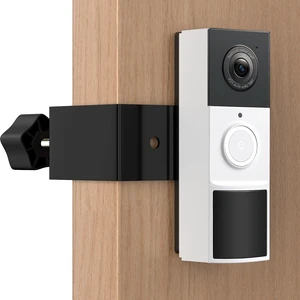 Anti-Theft Doorbell Mount Compatible with Tapo, Fully Metal Mounting Bracket for Tapo Video Doorbell D210/ D225, Anti-Blocks Motion Sensor, No Drilling Adjustable for Houses/Apartments/Rentals - Black Anti-Theft Doorbell Mount Compatible with Tapo, Fully Metal Mounting Bracket for Tapo Video Doorbell D210/ D225, Anti-Blocks Motion Sensor, No Drilling Adjustable for Houses/Apartments/Rentals - Black