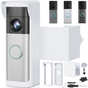 2026 Upgrade Anti-Theft Video Doorbell Mount for Ring/Other Battery Doorbell/Plus/Pro(2nd Gen), Adjustable No-Drill Mounting Video Camera Doorbell Cover Holder for Home Rentals, Not for Security Door 2026 Upgrade Anti-Theft Video Doorbell Mount for Ring/Other Battery Doorbell/Plus/Pro(2nd Gen), Adjustable No-Drill Mounting Video Camera Doorbell Cover Holder for Home Rentals, Not for Security Door
