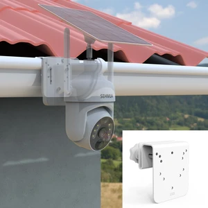 Koroao Gutter Mount Compatible with SEHMUA RBX-S73 Solar Security Camera, for SEHMUA 2K Solar Security Cameras Wireless Outdoor Bracket AccessoriesWhite Koroao Gutter Mount Compatible with SEHMUA RBX-S73 Solar Security Camera, for SEHMUA 2K Solar Security Cameras Wireless Outdoor Bracket AccessoriesWhite