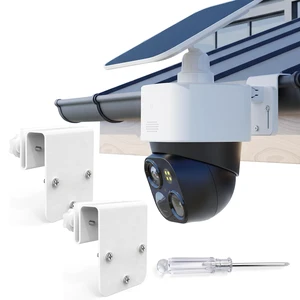 2 Pack Gutter Mount Bracket Compatible with Eufy Security SoloCam S340/SoloCam E30/E42 Stainless Steel Gutter Mount for Solar Security Camera, No-Drill Installation 2 Pack Gutter Mount Bracket Compatible with Eufy Security SoloCam S340/SoloCam E30/E42 Stainless Steel Gutter Mount for Solar Security Camera, No-Drill Installation