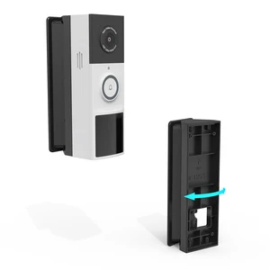 VOMENC Adjustable 0 to 45 Degree Left and Right Angle Mount Compatible with Tapo TP-Link Smart Video Doorbell D210/D225/D235/TD21 Camera (Black) VOMENC Adjustable 0 to 45 Degree Left and Right Angle Mount Compatible with Tapo TP-Link Smart Video Doorbell D210/D225/D235/TD21 Camera (Black)