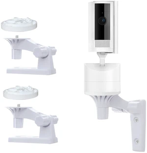 Wall Mount Compatible with Ring Pan-Tilt Indoor Cam/Indoor Cam Plus,Blink Mini Pan-Tilt Camera,180° Adjustable Angle Camera Holder Bracket,Ceiling Mount Stand for Surveillance Outdoor Indoor,2 Pack Wall Mount Compatible with Ring Pan-Tilt Indoor Cam/Indoor Cam Plus,Blink Mini Pan-Tilt Camera,180° Adjustable Angle Camera Holder Bracket,Ceiling Mount Stand for Surveillance Outdoor Indoor,2 Pack
