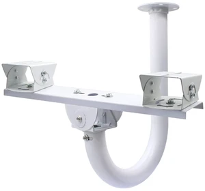 Rosebe Dual Mount Arm J Type Base Bracket for CCTV Cameras,Metal 2 Base Bracket Horizontal Cross Bar Dual Camera Mount Bracket J Shape Wall Mounting Bracket Rosebe Dual Mount Arm J Type Base Bracket for CCTV Cameras,Metal 2 Base Bracket Horizontal Cross Bar Dual Camera Mount Bracket J Shape Wall Mounting Bracket
