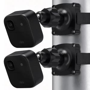 Adjustable Camera Mount for Blink Outdoor 2K+ Black 2Pack | Compatible with Blink Outdoor 4, 4th Gen/ 3rd Gen / Mini 2, Secure Wall Mount with Tight Strap for Tree, Pole Adjustable Camera Mount for Blink Outdoor 2K+ Black 2Pack | Compatible with Blink Outdoor 4, 4th Gen/ 3rd Gen / Mini 2, Secure Wall Mount with Tight Strap for Tree, Pole