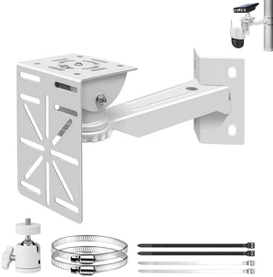 Coolotic Security Camera Mount System - Modular 3-in-1 Adjustable Clamp-on Bracket | Fit Pole/Corner/Wall, ndoor Outdoo Screw & Clamp Installation for CCTV, Flood Lights, Solar Panels Coolotic Security Camera Mount System - Modular 3-in-1 Adjustable Clamp-on Bracket | Fit Pole/Corner/Wall, ndoor Outdoo Screw & Clamp Installation for CCTV, Flood Lights, Solar Panels
