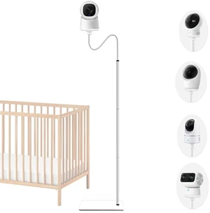 EYSAFT Baby Monitor Floor Stand Holder Mount Compactible for eufy E20,E21,E30, Indoor Cam S350,Spaceview E110, Spaceview pro E210,E220