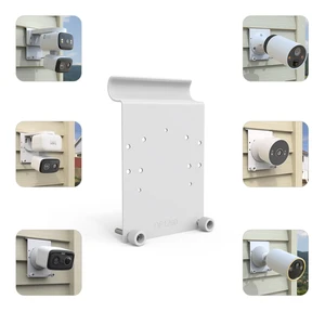 VOMENC Universal Vinyl Siding Mount Compatible with TP-Link Tapo C246D/C236/C216/C217/C113/C420/C400/C400 KIT/C460 Security Cameras, Easy Installation (White)
