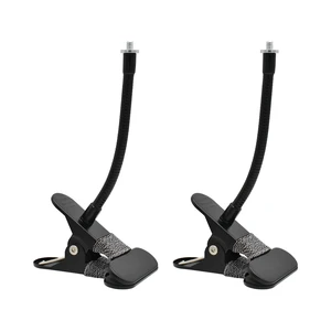 Holicfun Indoor Outdoor Security Camera Flexible Clip Mount, Black, 2-Pack | Universal 1/4"-20 threaded clamp bracket, fits Ring/Blink/Wyze/Arlo and more, 15cm adjustable gooseneck arm Holicfun Indoor Outdoor Security Camera Flexible Clip Mount, Black, 2-Pack | Universal 1/4"-20 threaded clamp bracket, fits Ring/Blink/Wyze/Arlo and more, 15cm adjustable gooseneck arm